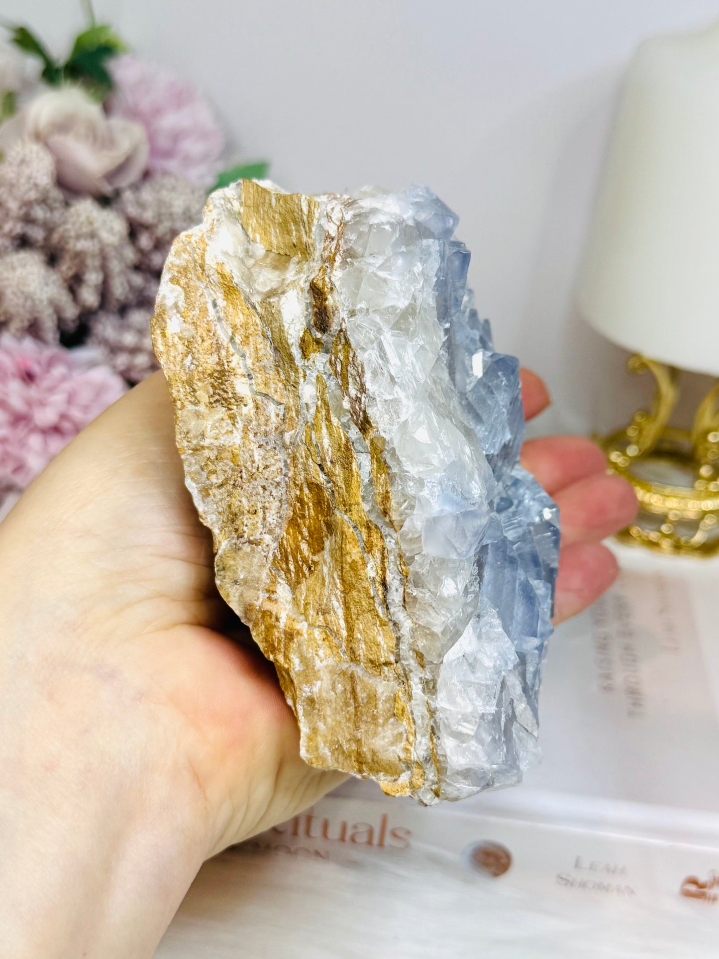 Large Pastel Cubed Fluorite Freeform 11cm 681g