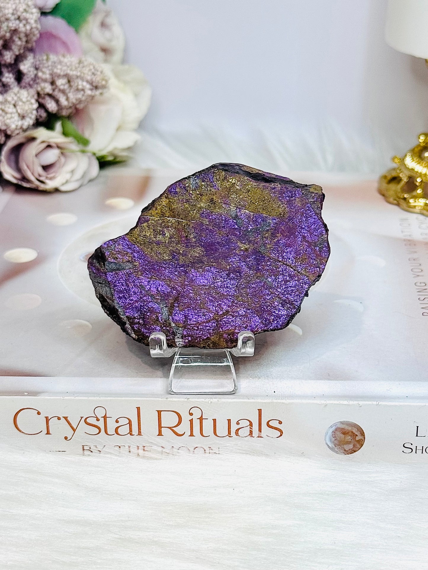 Purpurite Slab On Stand 7.5cm