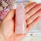 Chunky 9cm Rose Quartz Tower