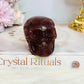 Strawberry Quartz Carved Skull 5.5cm