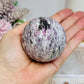 Pink Tourmaline Sphere on Stand 313g