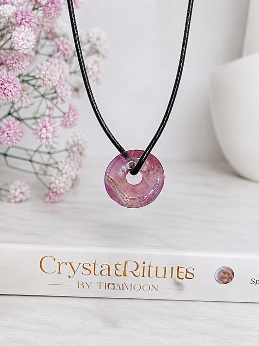 Fluorite Donut Necklace