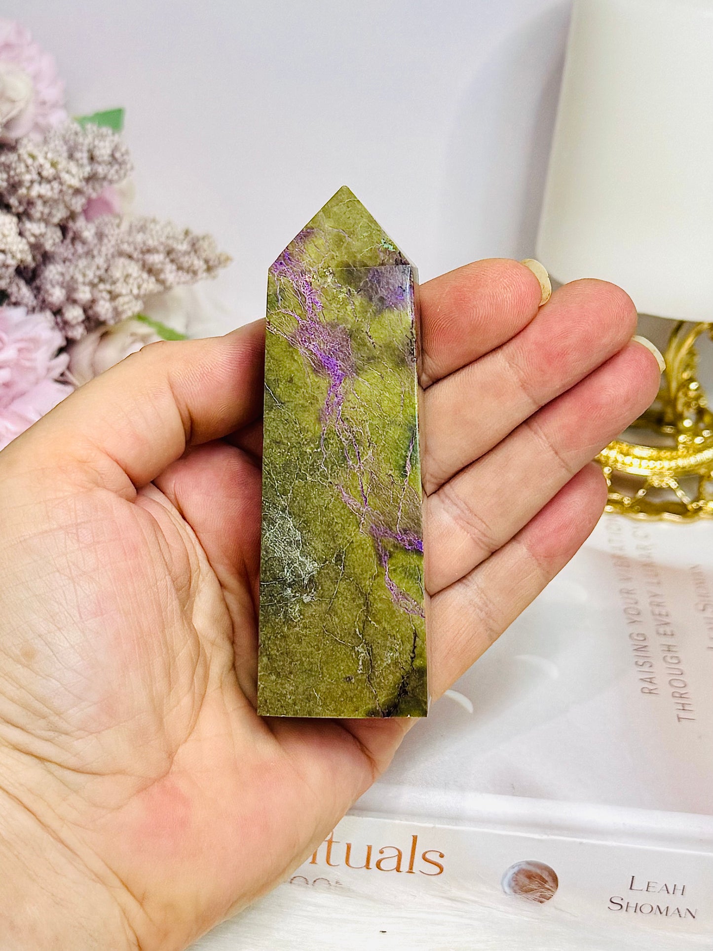 Natural Stitchtite | Atlantisite Tower 9.5cm