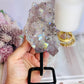 Stunning Large Angel Aura Amethyst Cluster On Stand 16cm