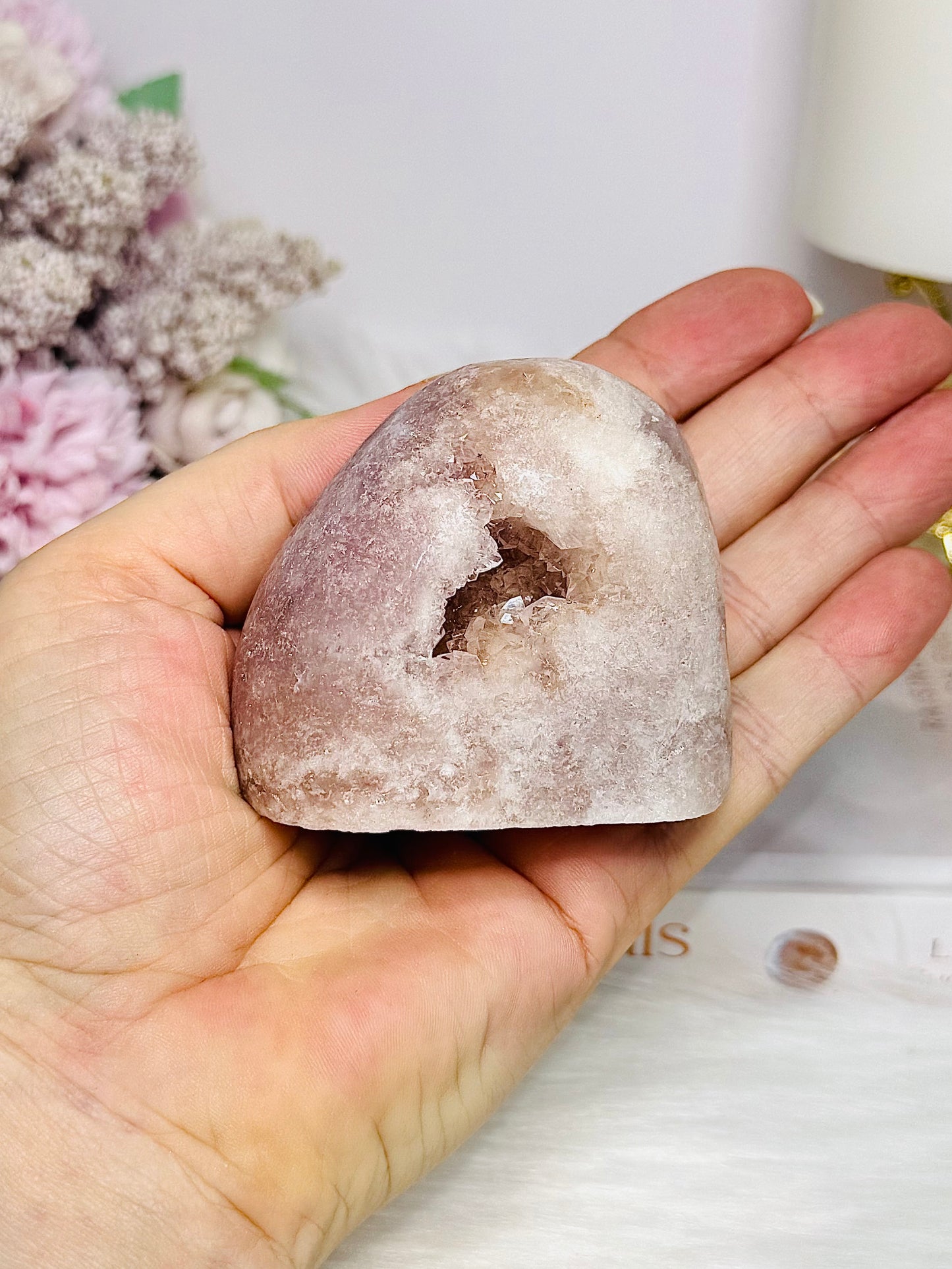 Pink Amethyst Druzy Freeform 204g