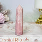 Pink Opal Tower 8cm