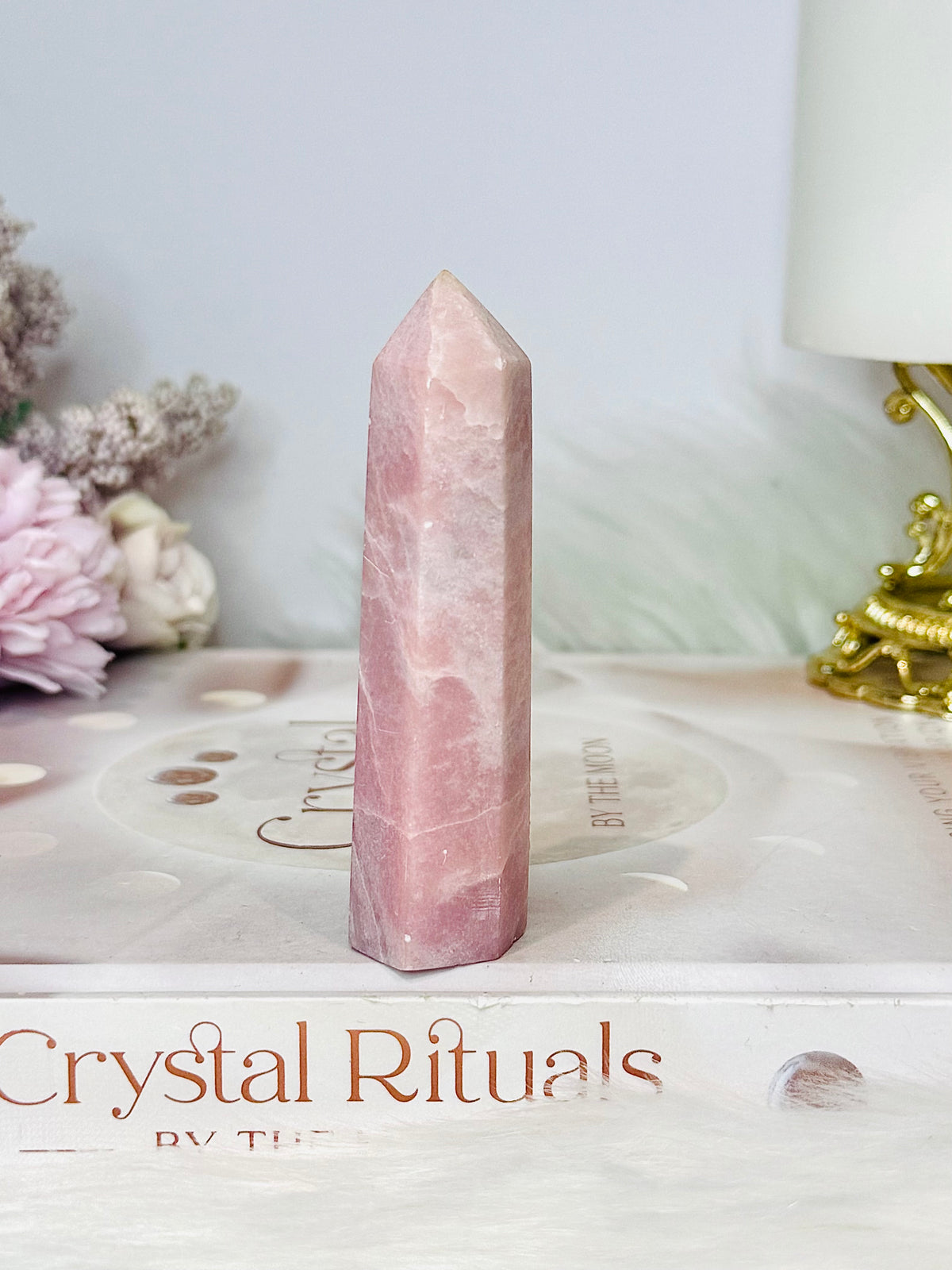 Pink Opal Tower 8cm