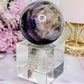 Peace & Tranquility ~ Gorgeous Amethyst Sphere 299grams From Brazil On Stand (Glass stand in pic is display only)