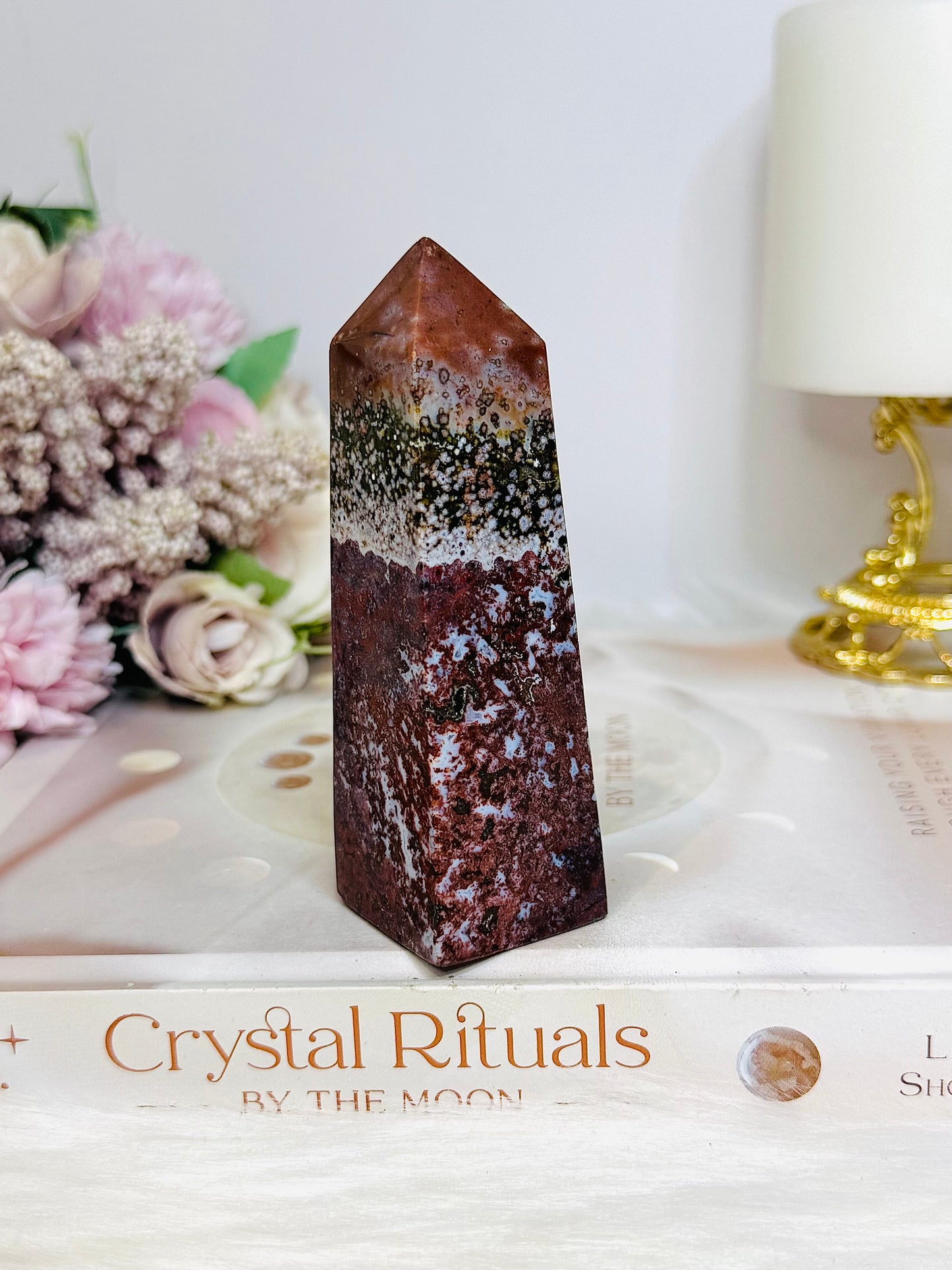 Ocean Jasper Tower | Obelisk 10cm