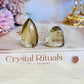 Beautiful Small Set ~ Citrine Freeform with Citrine Heart