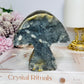 Large Sphalerite Carved Mushroom 10.5cm 351g