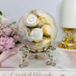 Large Flower Agate Druzy Sphere 646g On Stand