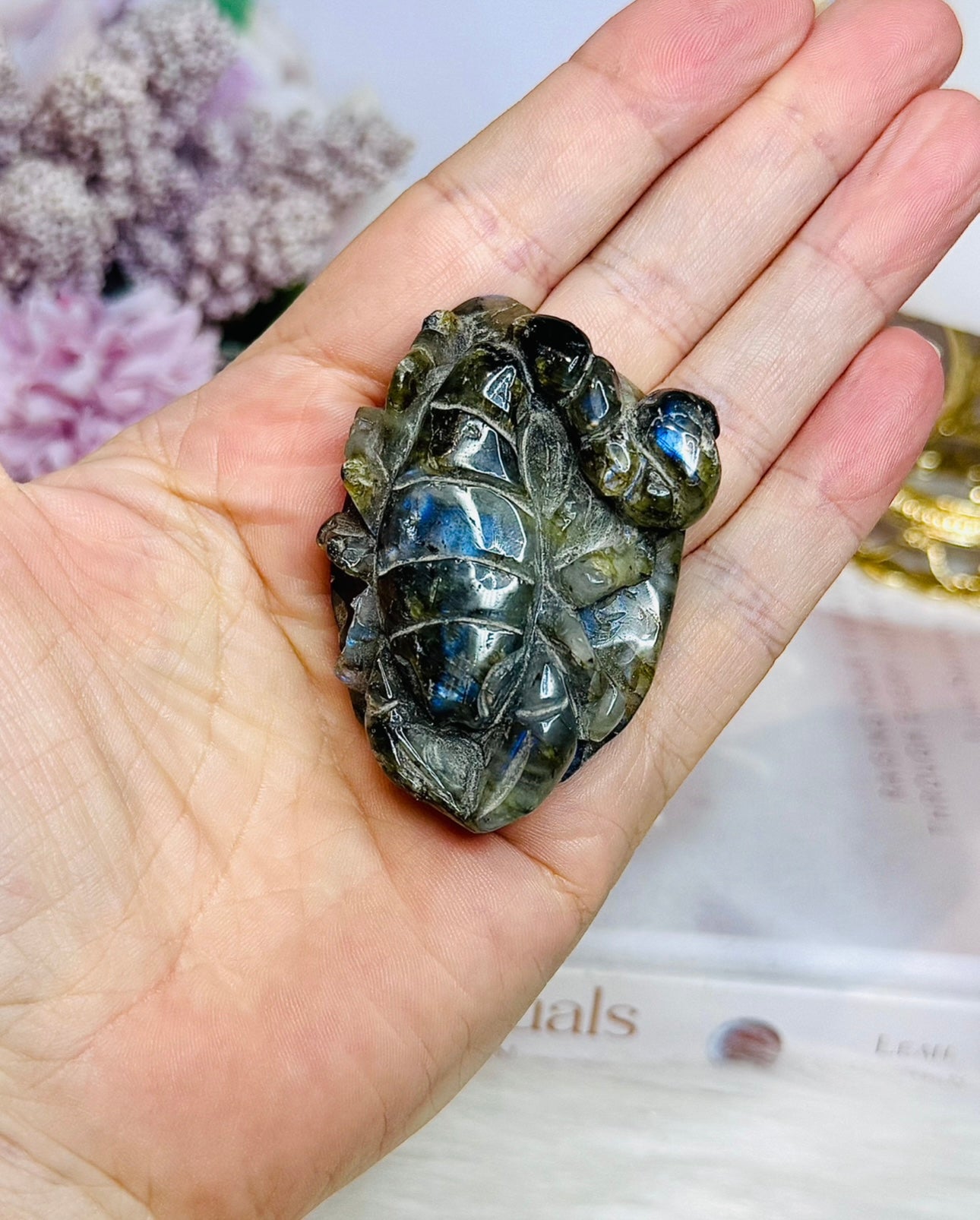 Labradorite Carved Scorpion