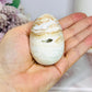 Caribbean Calcite Druzy Egg On Stand 7cm