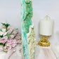 Large Blue Hemimorphite Druzy Tower 24cm