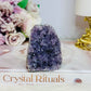 Natural Amethyst Base Cut Cluster 6cm