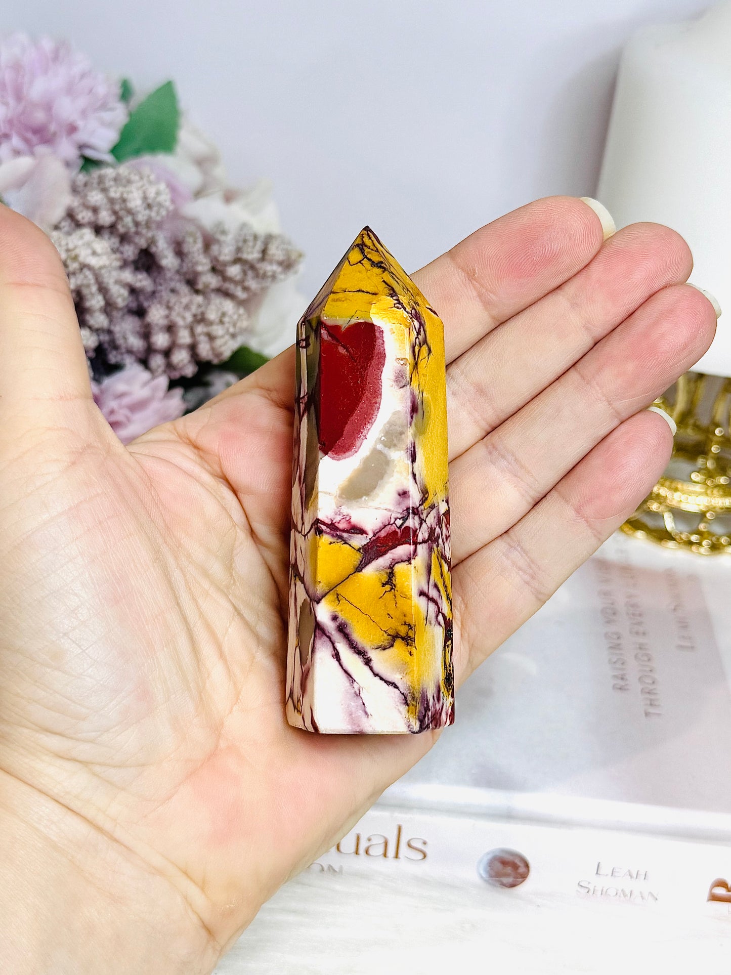 Mookaite Jasper Chunky Tower 9cm
