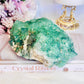 Natural Large Chunky 14cm 867gram Green Cubed Fluorite Specimen