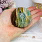 Natural Blue Onyx Sphere on Stand 306g