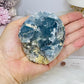 Blue Celestite Freeform Cluster On Stand 510g