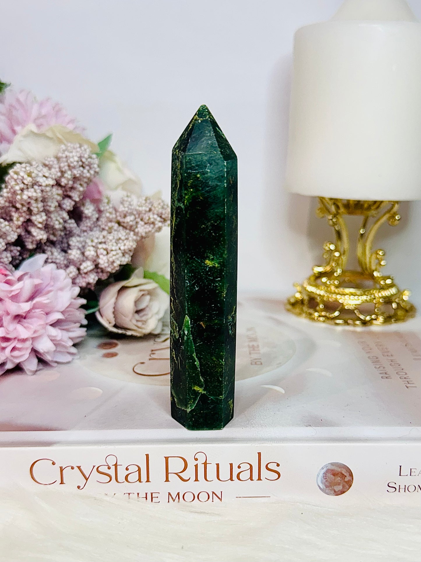 Beautiful 10cm  Emerald Jasper Tower