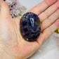 Chevron Amethyst Palm Stone