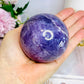 Large Purple Lepidolite Sphere on Stand 467g