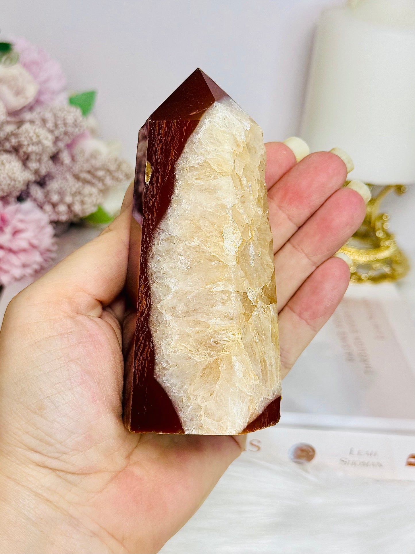 Chunky Carnelian Tower 11.5cm 393g