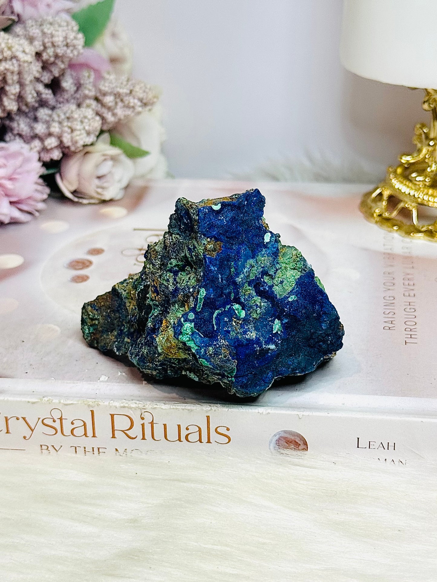 Azurite with Malachite Natural Specimen 225g