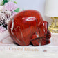 Red Jasper Large Carved Skull 13cm 1.43KG