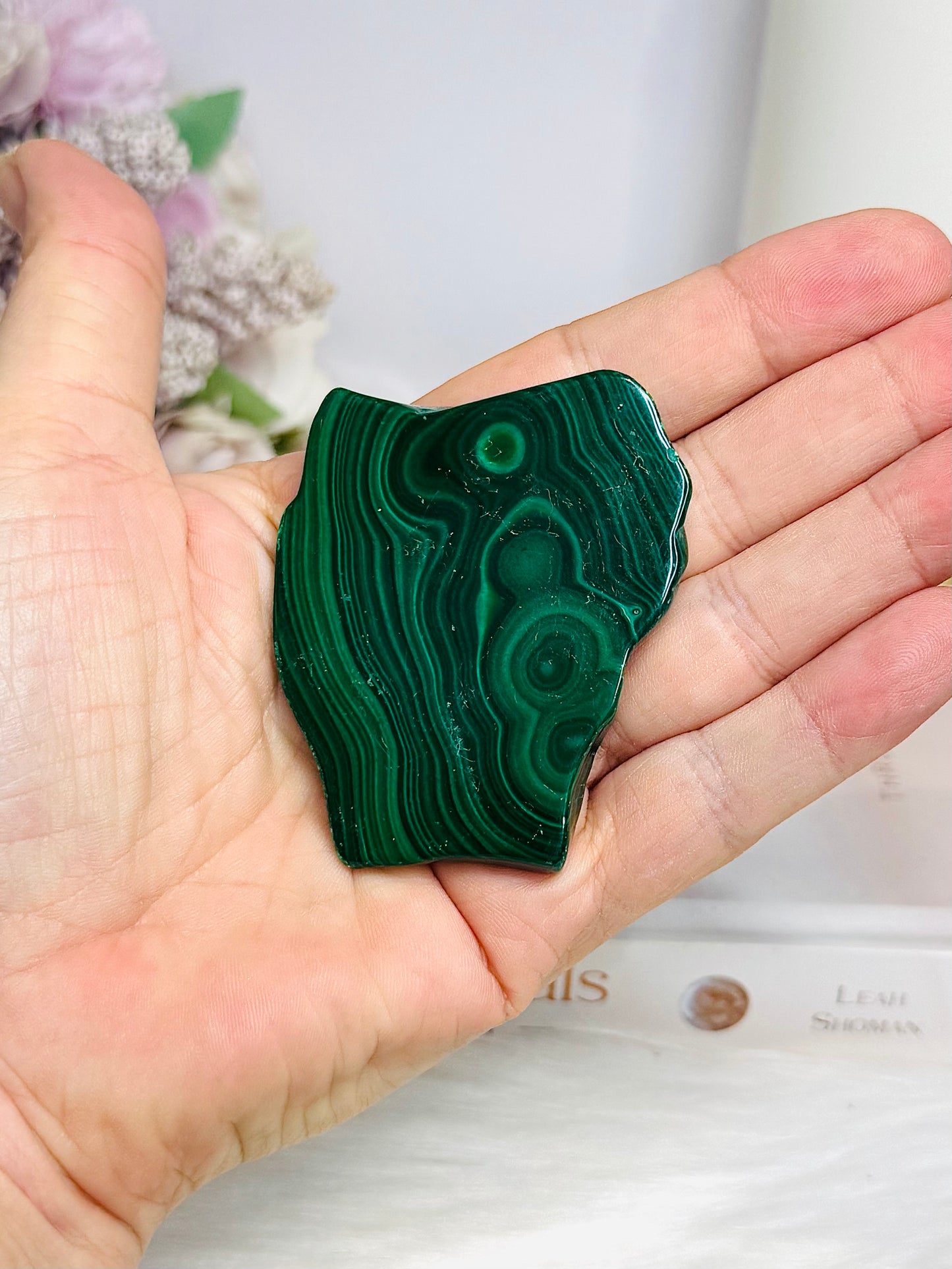Malachite Slab 6cm
