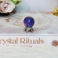 Beautiful Small Charoite Sphere on Stand