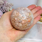 Large Flower Agate Sphere on Stand 382g