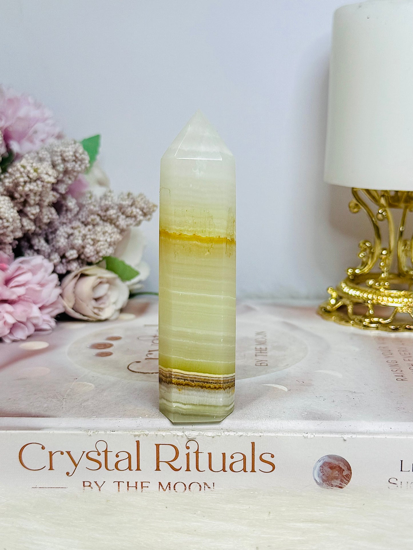 Banded Calcite Tower 9.5cm