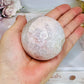 Druzy Pink Amethyst Sphere on Stand 285g