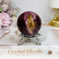 High Grade Mookaite Jasper Sphere On Stand 250g