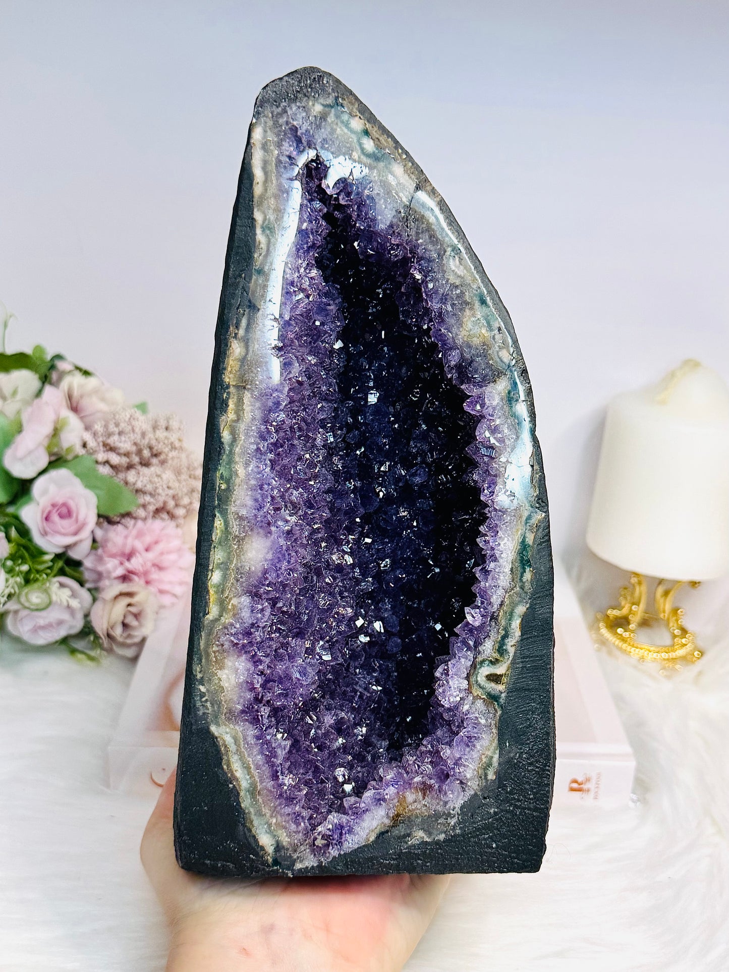 Hugh High Grade Amethyst Cathedral 3KG 23cm From Brazil