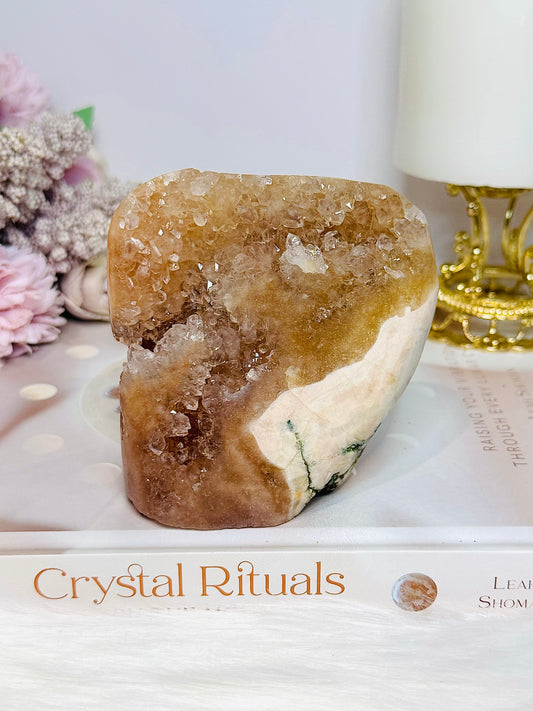 Natural Pink Amethyst Druzy Freeform 576g