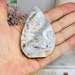 Mexican Lace Agate Druzy Freeform | Flame 7.5cm