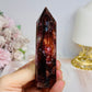 High Grade Fire Quartz Tower 9.5cm