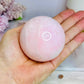Pink Aragonite Sphere on Stand 367g