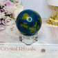 Azurite Sphere on Stand 278g