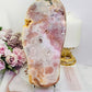 Absolutely Gorgeous Large 998Gram 21cm Pink Amethyst Druzy Slab From Brazil