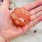 Beautiful Rose Quartz Filled Resin Paw