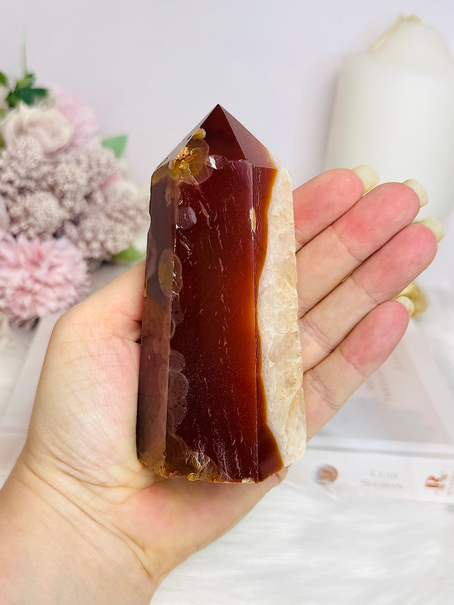 Chunky Carnelian Tower 11.5cm 393g