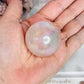Angel Aura Rose Quartz Sphere on Stand 4.5cm