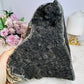 Huge High Grade Black Galaxy Amethyst Base Cut Cluster 3.23KG 21.5cm