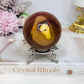 Mookaite Jasper Sphere on Stand 336g