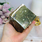 Large Ocean Jasper Druzy Carved Cube 612g