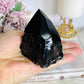 Black Obsidian Rough & Polished Tower 8cm